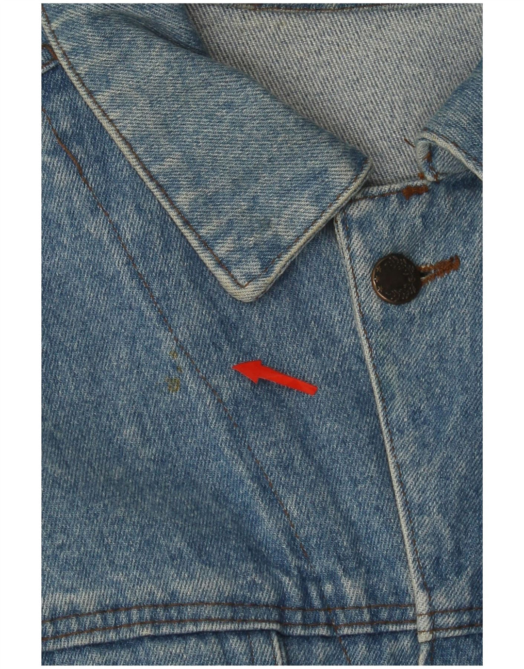 VINTAGE Denimjakke til mænd UK 42 XL Blå