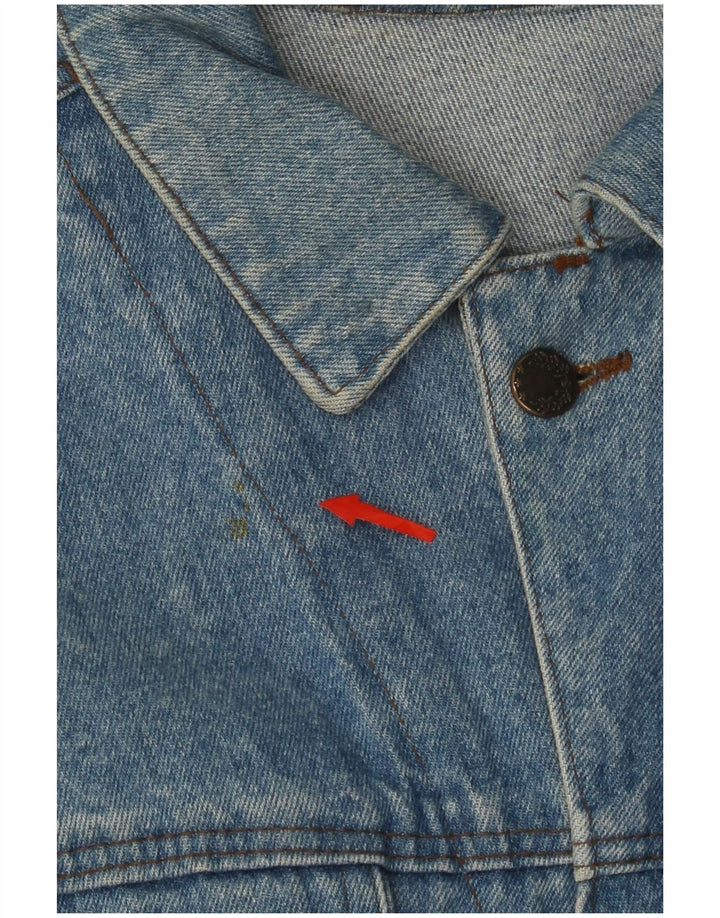 VINTAGE Denimjakke til mænd UK 42 XL Blå