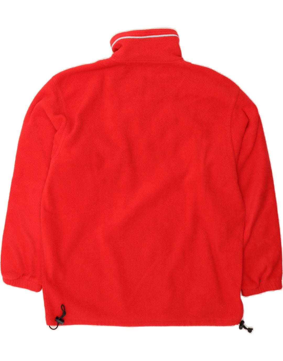 MCNEAL Mens Zip Neck Fleece Jumper Large Red Vintage McNeal and Second-Hand McNeal from Messina Hembry 