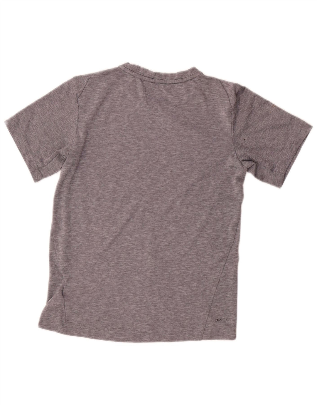 Nike drenge Dri Fit grafisk T-shirt top 10-11 år mellemgrå polyester