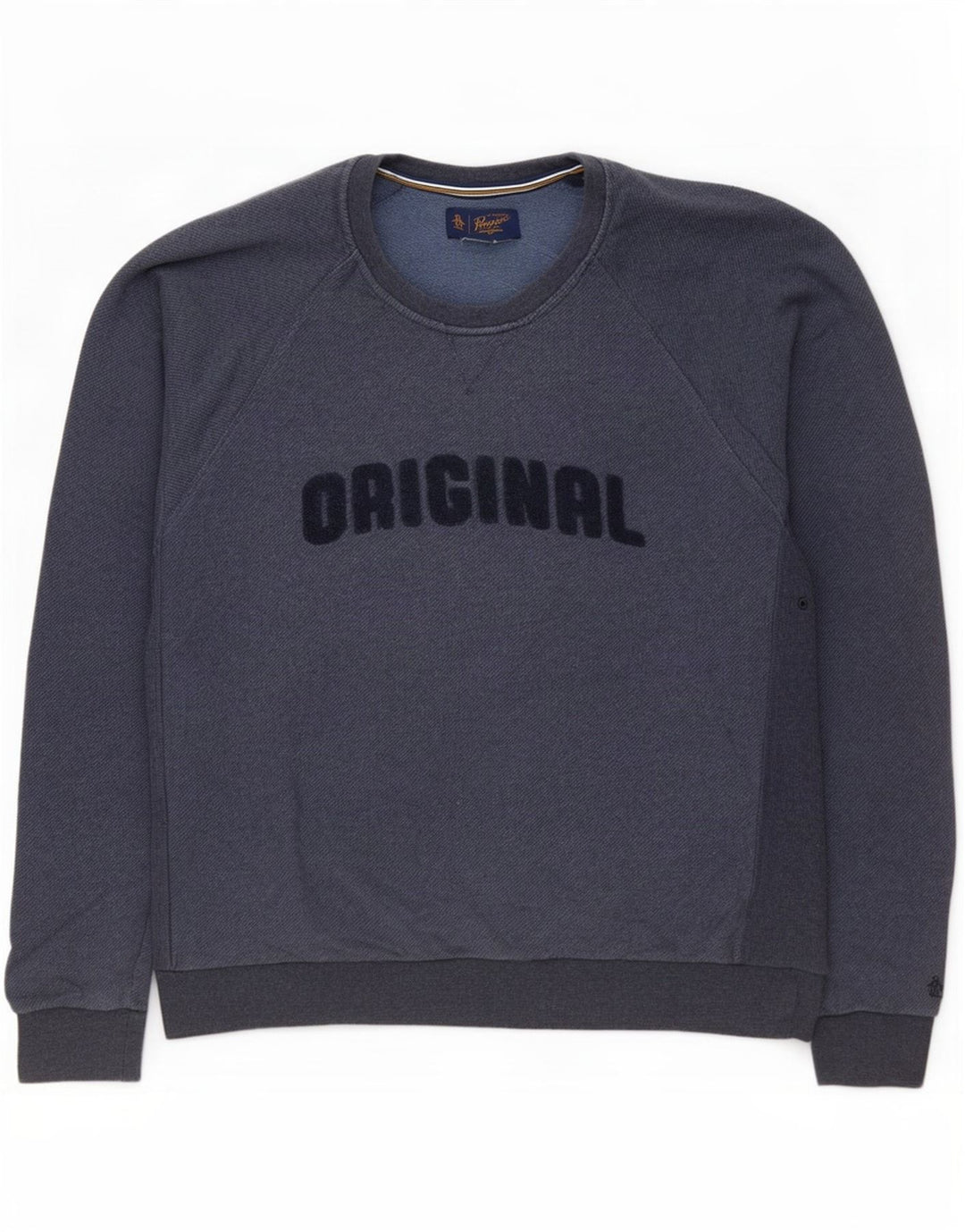 Penguin Herre Grafisk Sweatshirt Jumper XL Marineblå Bomuld