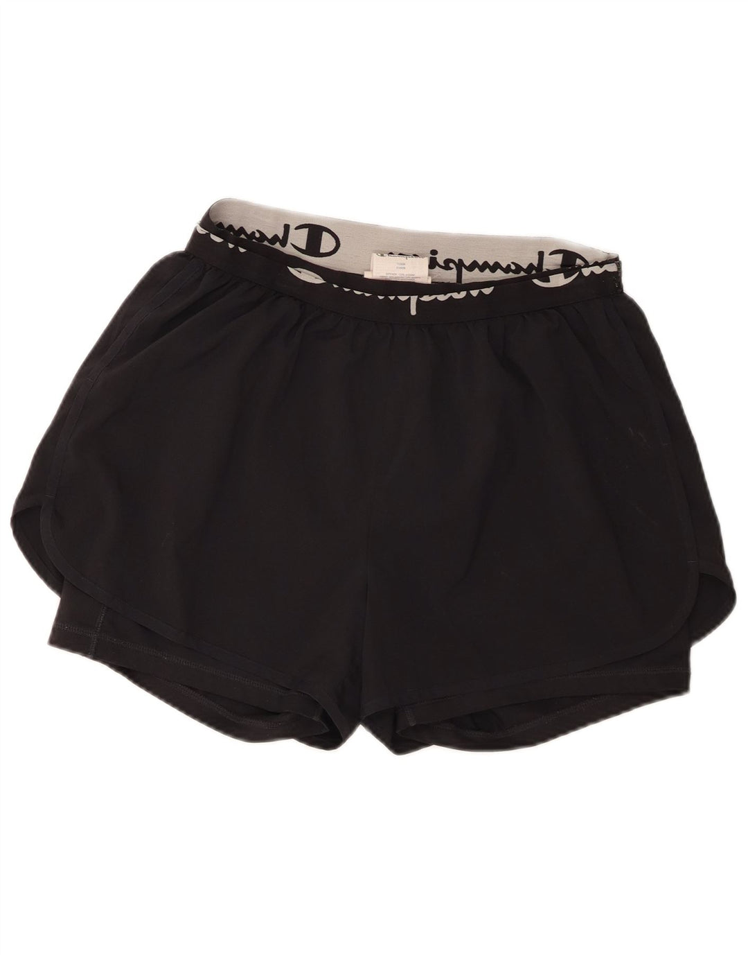 Champion kvinders grafiske sportsshorts UK 18 XL sort polyester