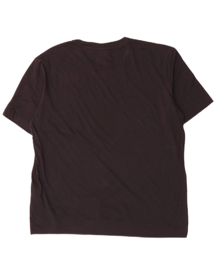 Champion Herre T-Shirt Top Stor Sort Bomuld