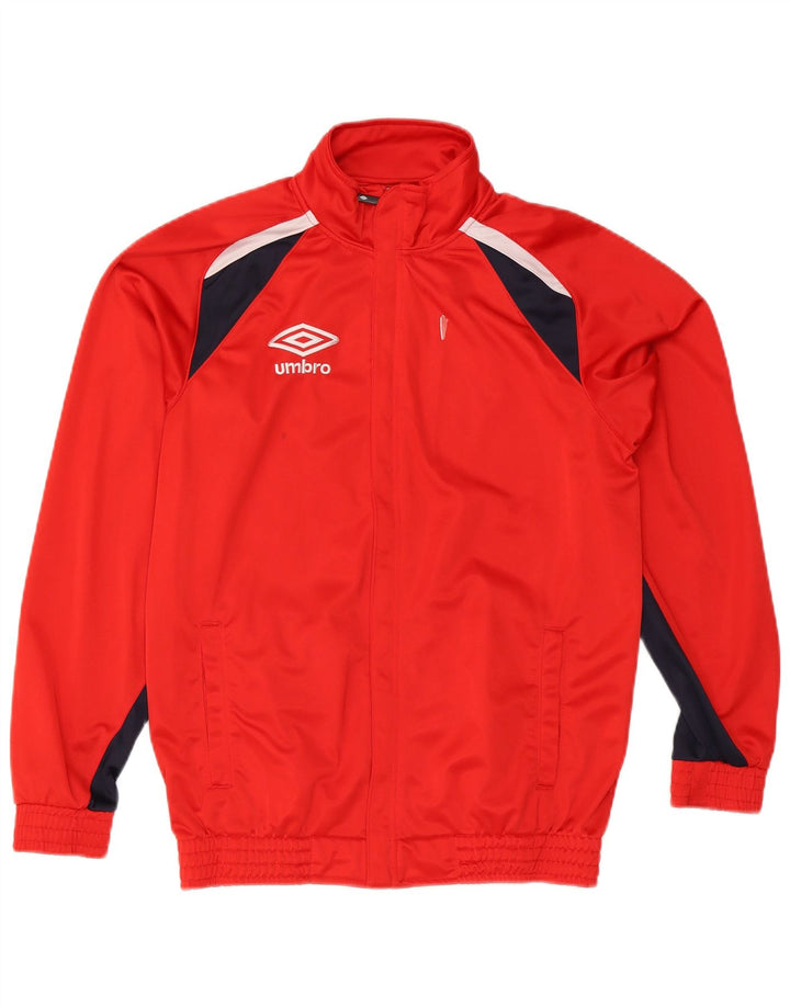 Umbro Herre træningsdragt Topjakke Medium Rød Colourblock Polyester