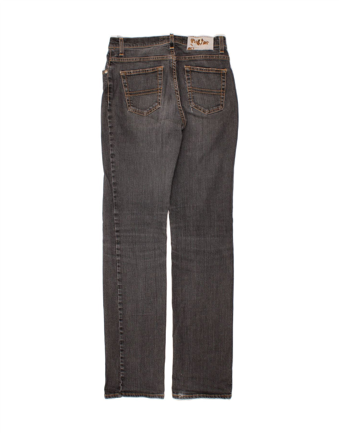 TRUSSARDI Womens Straight Jeans W26 L32 Grey Cotton Vintage Trussardi and Second-Hand Trussardi from Messina Hembry 
