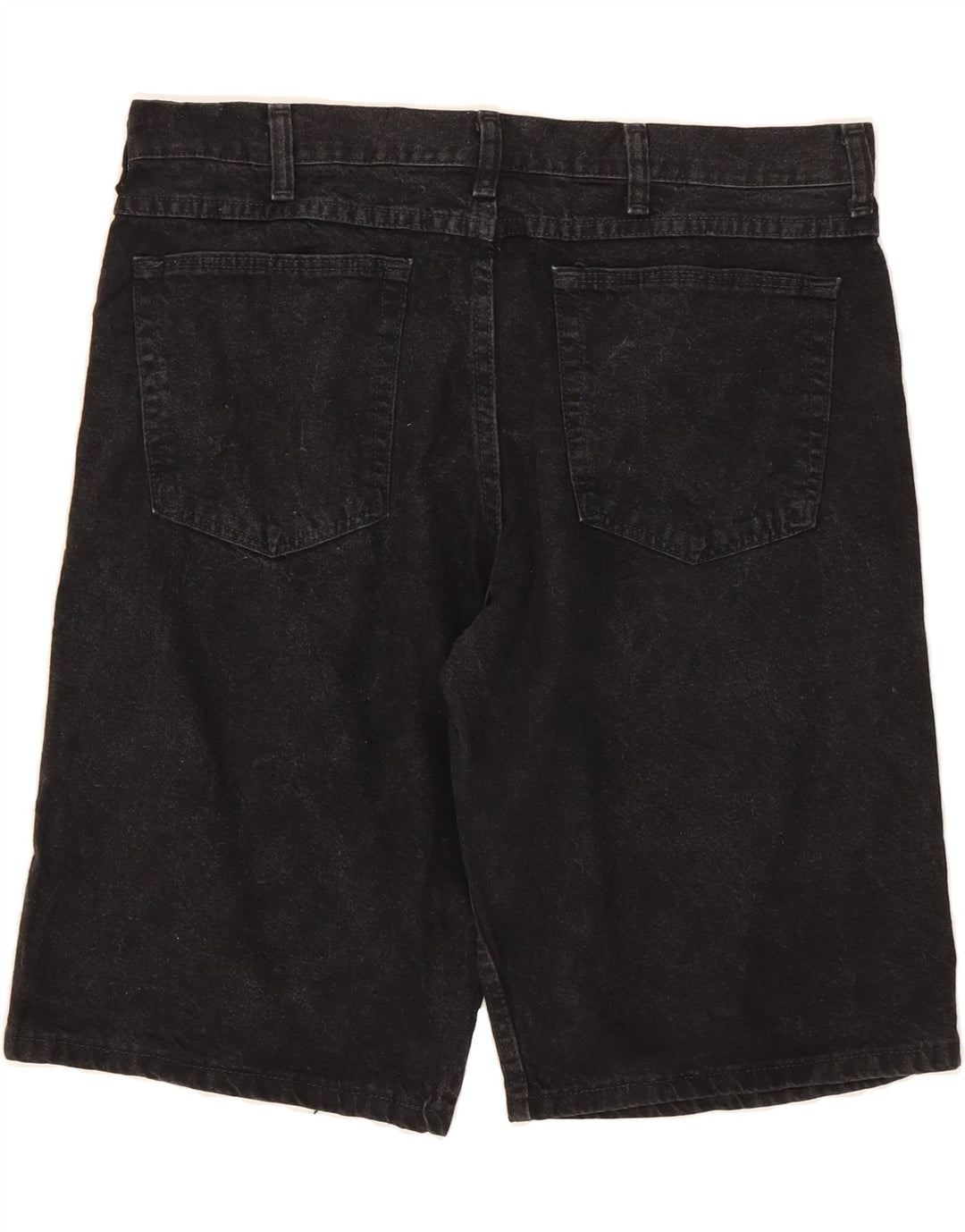 RUSTLER Womens Denim Shorts US 18 2XL W36 L12 Black Cotton Vintage Rustler and Second-Hand Rustler from Messina Hembry 