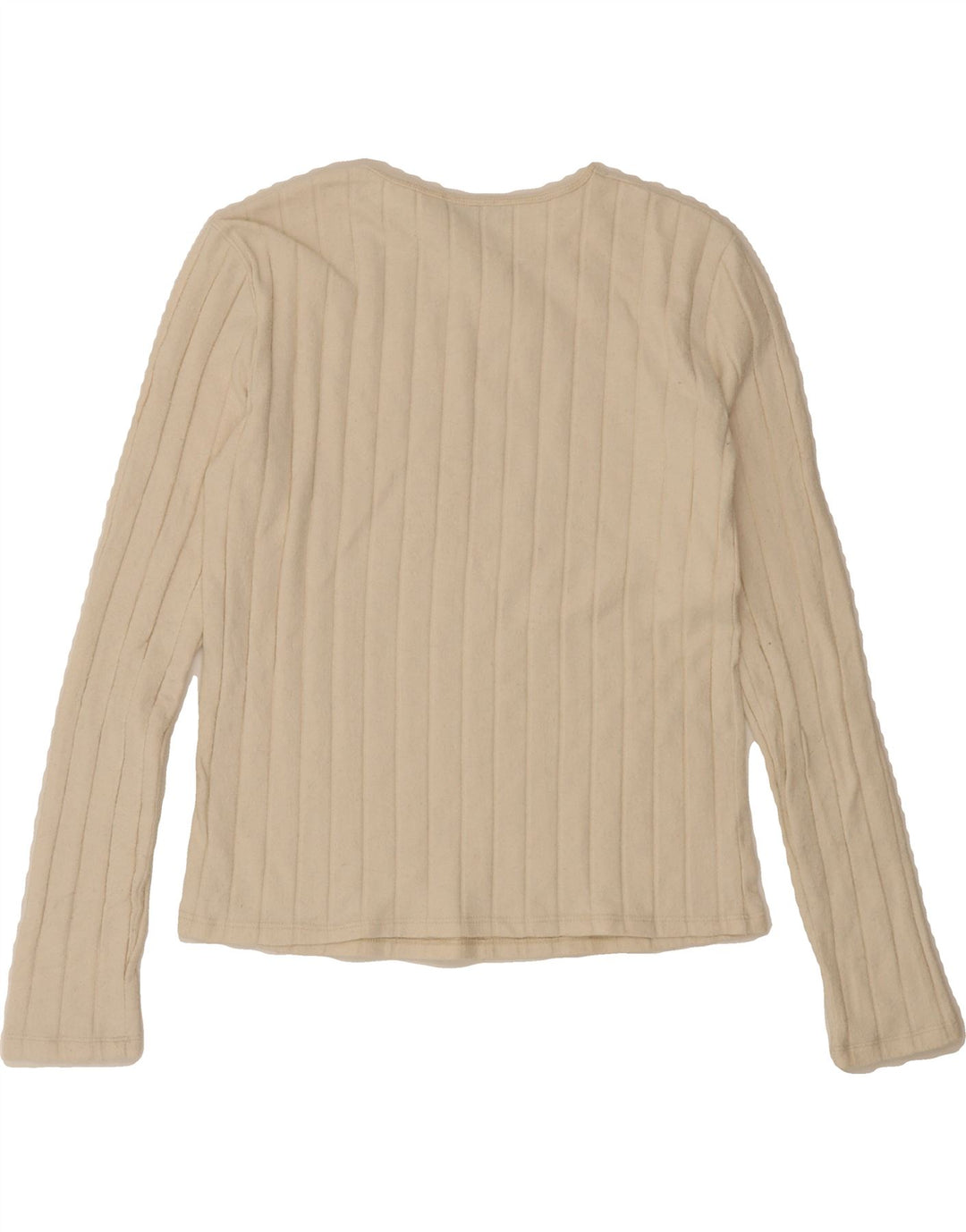 ZARA Womens Top Long Sleeve UK 10 Small White Vintage Zara and Second-Hand Zara from Messina Hembry 