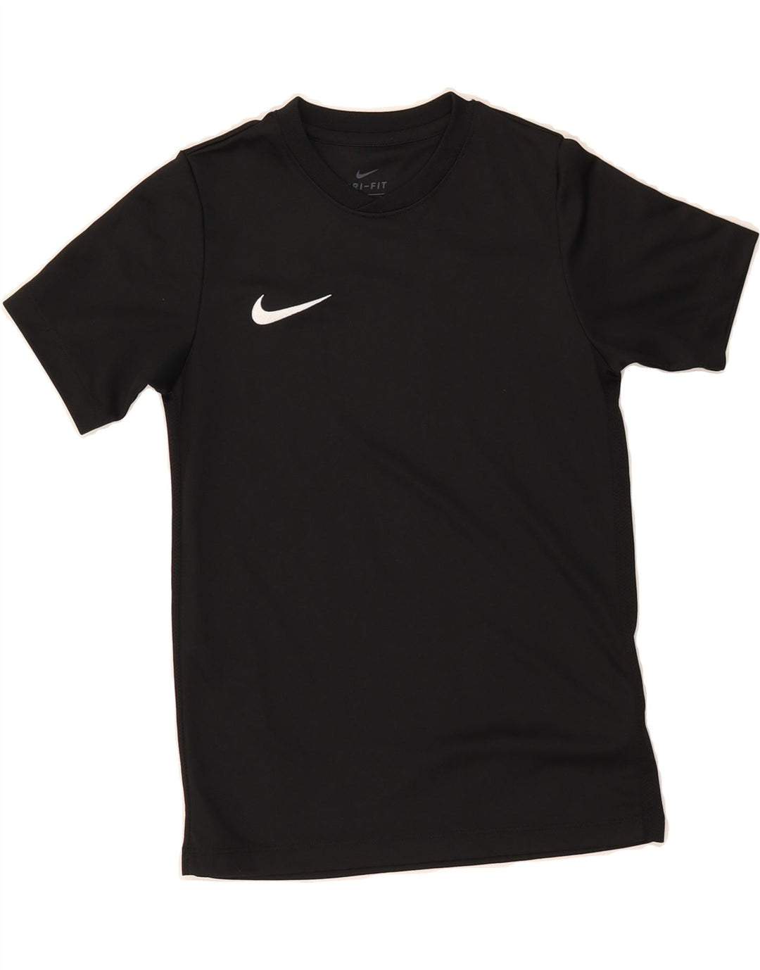 NIKE Boys Dri Fit T-Shirt Top 8-9 Years Small Black Polyester Vintage Nike and Second-Hand Nike from Messina Hembry 