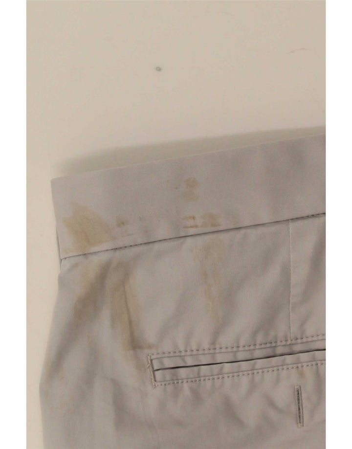 Marks & Spencer Herre Blue Harbor Chino Shorts W36 Large Grå Bomuld