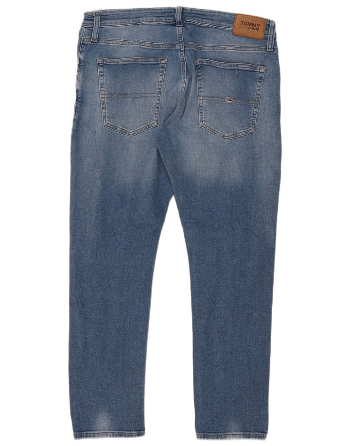 Tommy Hilfiger Herre Slim Jeans W38 L29 Blå