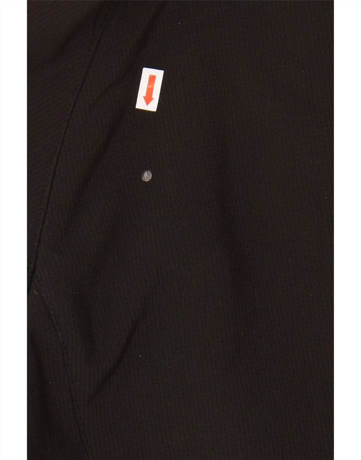 NEW BALANCE Mens Hooded Windbreaker Jacket UK 38 Medium Black