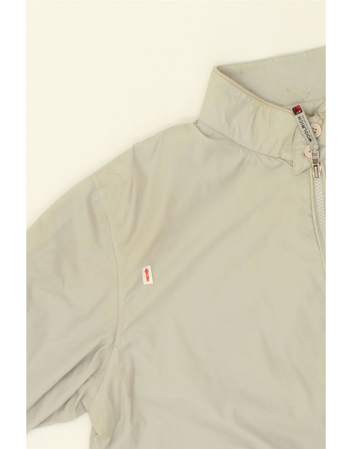 WOOLRICH Mens Bomber Jacket UK 42 XL Beige Nylon Vintage Woolrich and Second-Hand Woolrich from Messina Hembry 