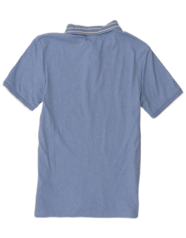 Calvin Klein Herre Slim Fit Polo Shirt XS Blå Stribet Bomuld