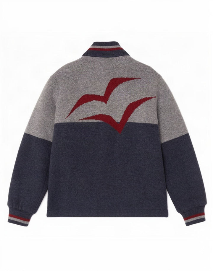 Colmar Herre grafisk vendbar jakke IT 52 XL Navy Blue Colourblock