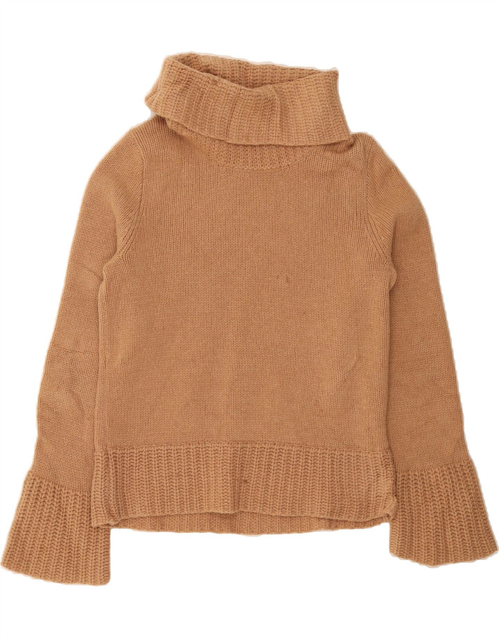 J. CREW Womens Roll Neck Jumper Sweater UK 16 Large Beige Vintage J. Crew and Second-Hand J. Crew from Messina Hembry 