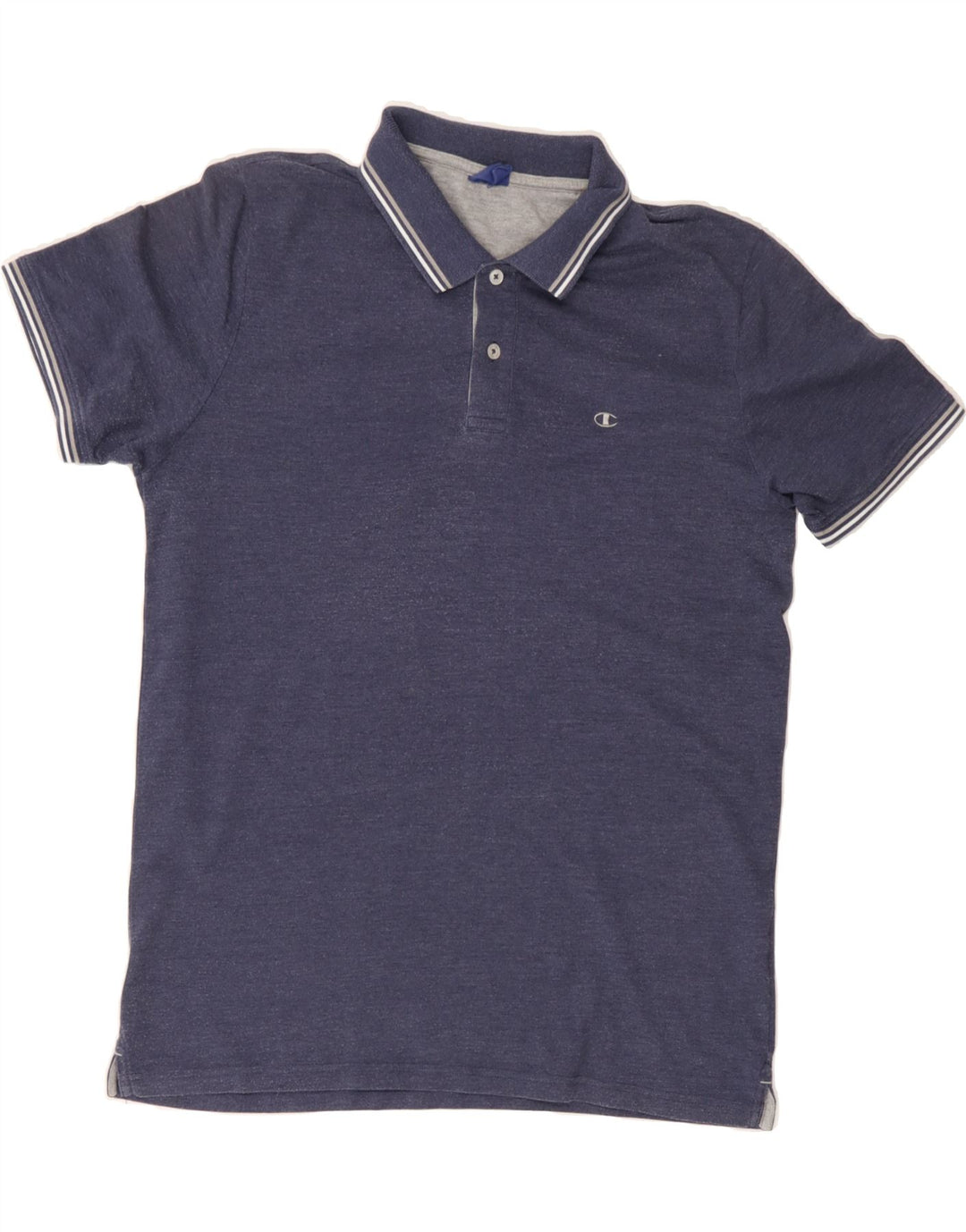 CHAMPION Mens Polo Shirt XL Navy Blue Cotton Vintage Champion and Second-Hand Champion from Messina Hembry 
