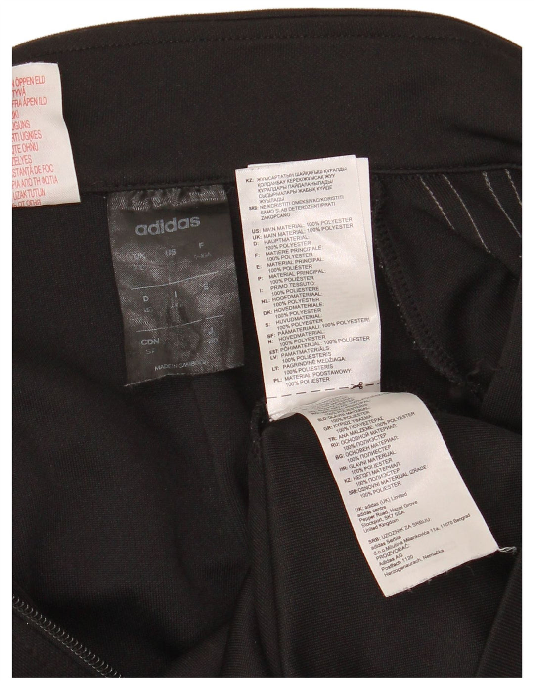 ADIDAS Træningsdragt til drenge Topjakke 9-10 År Sort Polyester