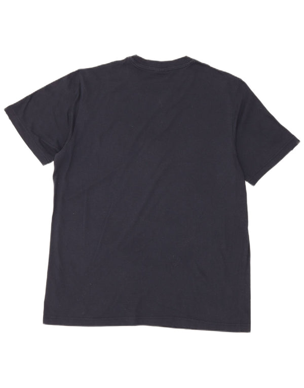 Adidas Mens Graphic T-Shirt Top Large Navy Blue