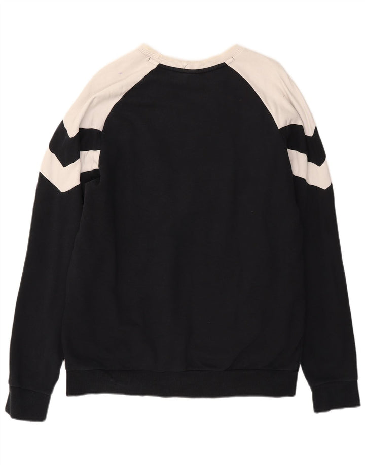 Puma Sweatshirt-trøje til mænd Medium Sort Farveblok