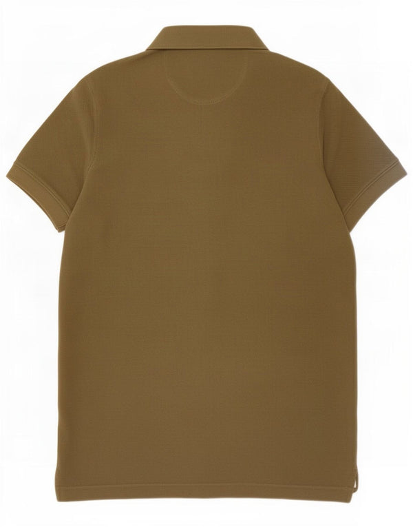 Massimo Dutti Herre Polo Shirt Lille Khaki Bomuld