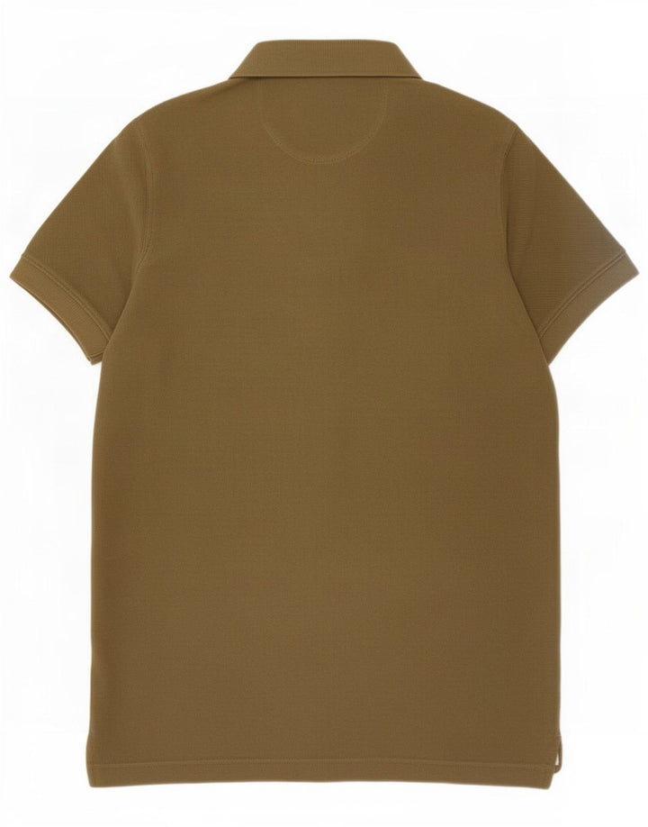 Massimo Dutti Herre Polo Shirt Lille Khaki Bomuld