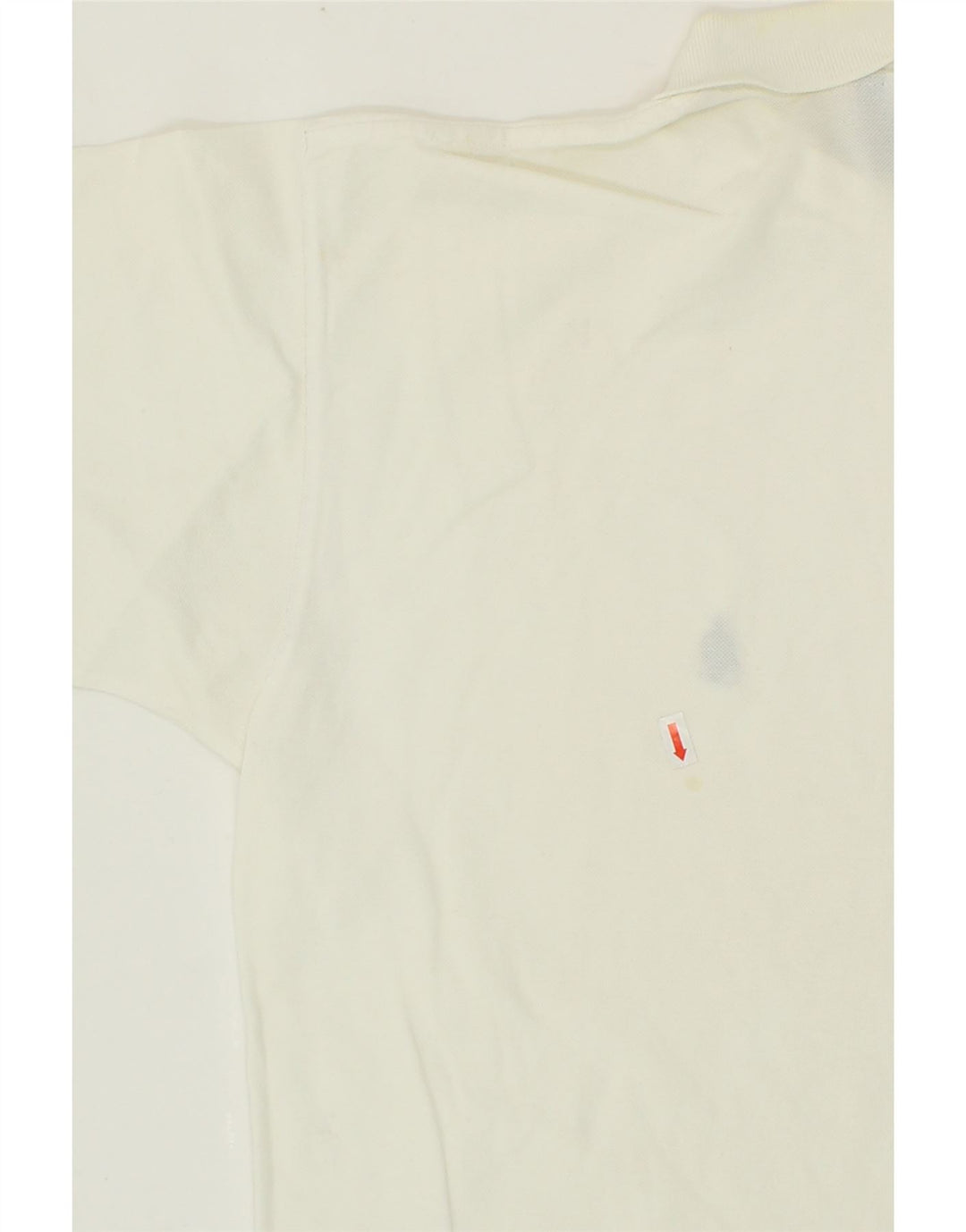 MARINA YACHTING Mens Polo Shirt Small Off White Vintage Marina Yachting and Second-Hand Marina Yachting from Messina Hembry 