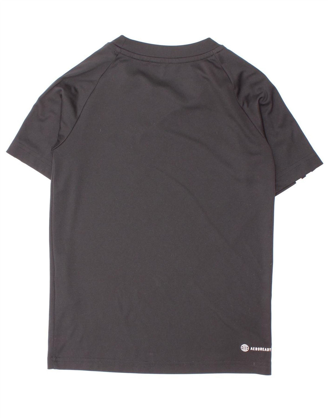 Adidas Boys Aeroready T-Shirt Top 7-8 år Sort Polyester