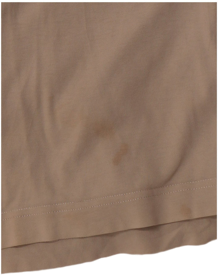 PAUL & SHARK Herre Yachting Grafisk T-Shirt Top XL Beige Bomuld