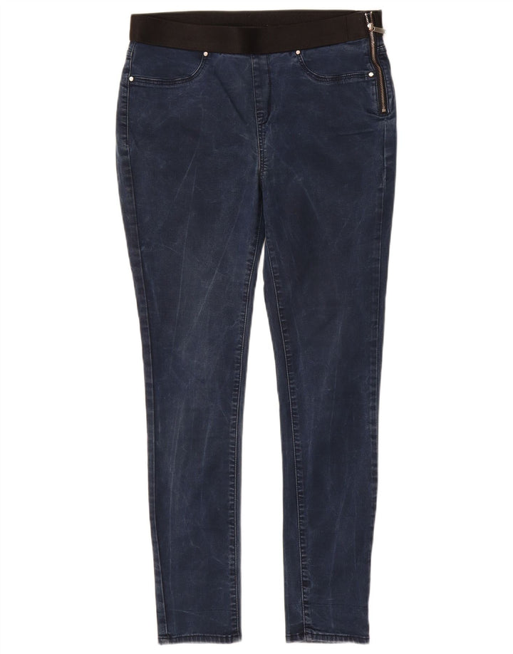 KAREN MILLEN Dame Jegging Jeans UK 12 Medium W28 L28 Marineblå Bomuld