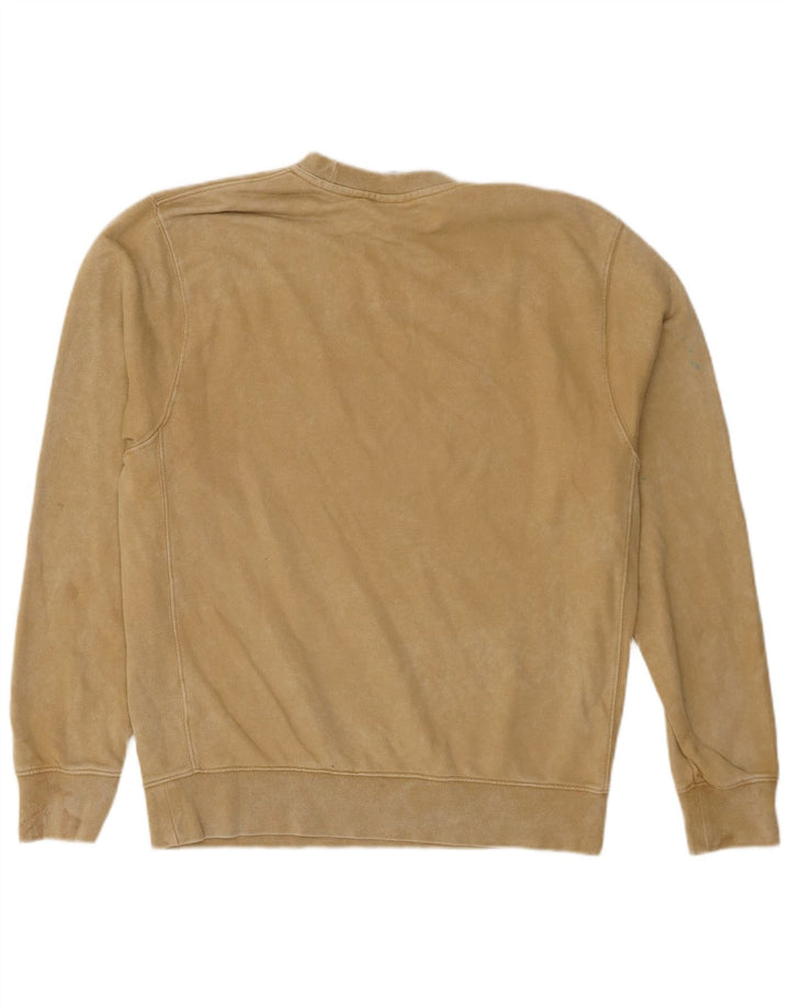 Nike Herre grafisk sweatshirt Jumper Medium Beige Bomuld