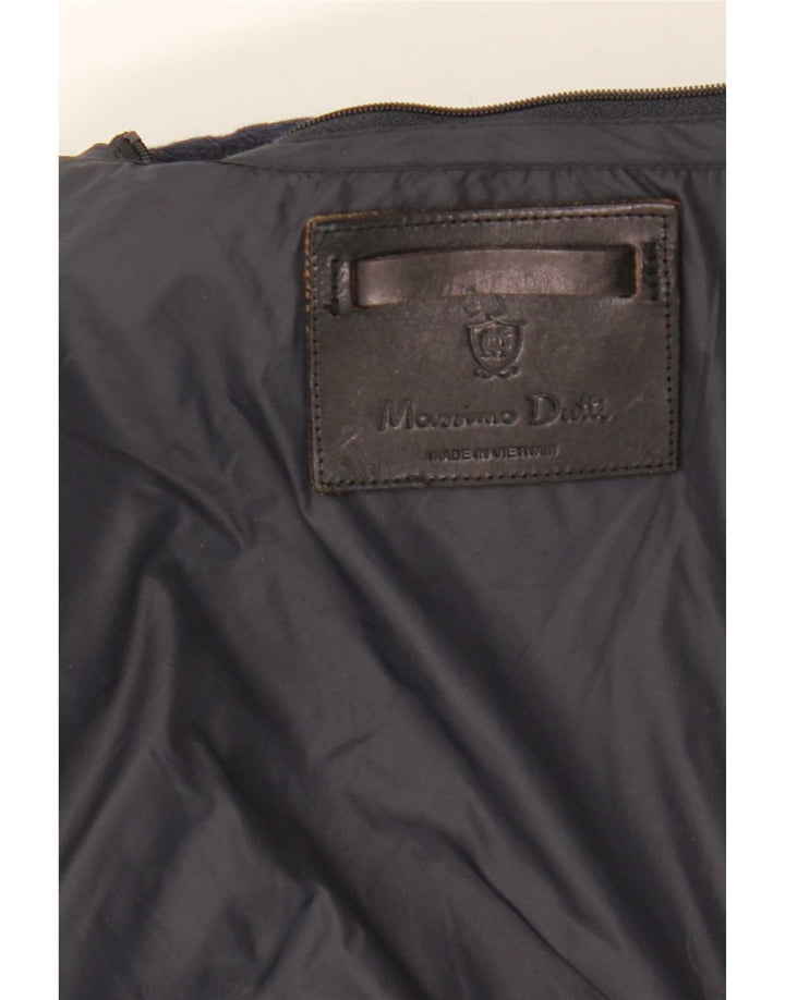 Massimo Dutti Herre 4-knaps blazerjakke UK 42 XL Marineblå Uld