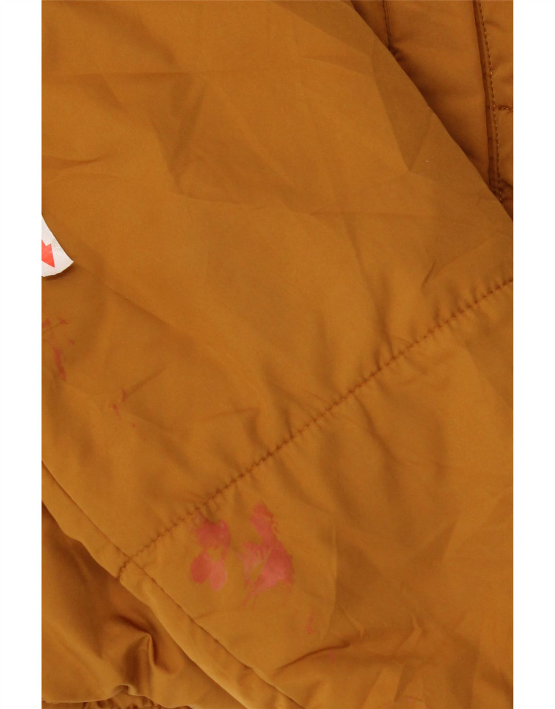 Marks & Spencer Polstret hættejakke til kvinder UK 12 Medium Gul Polyester
