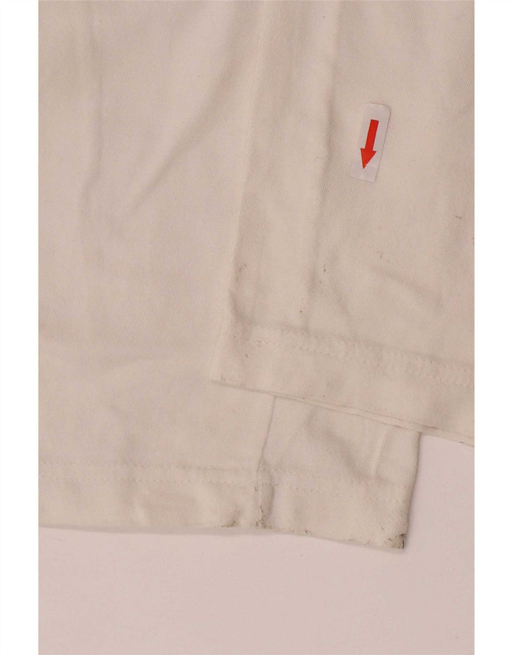 Champion Womens træningsdragt Bukser UK 12 Medium White Bomuld