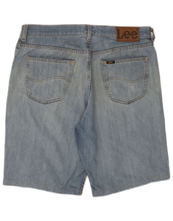 LEE Brooklyn Denim Shorts til mænd W36 Large Blue Cotton