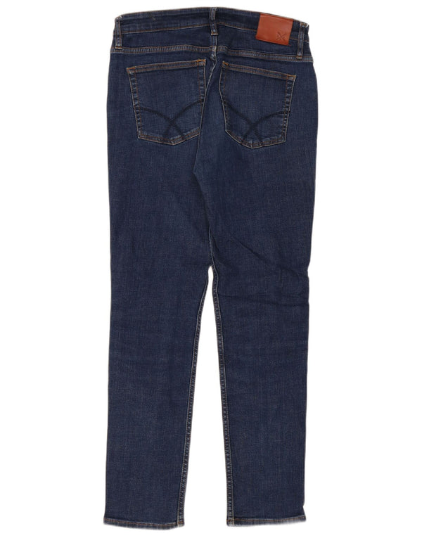 Besætningstøj Herre Slim Jeans W32 L29 Marineblå Bomuld