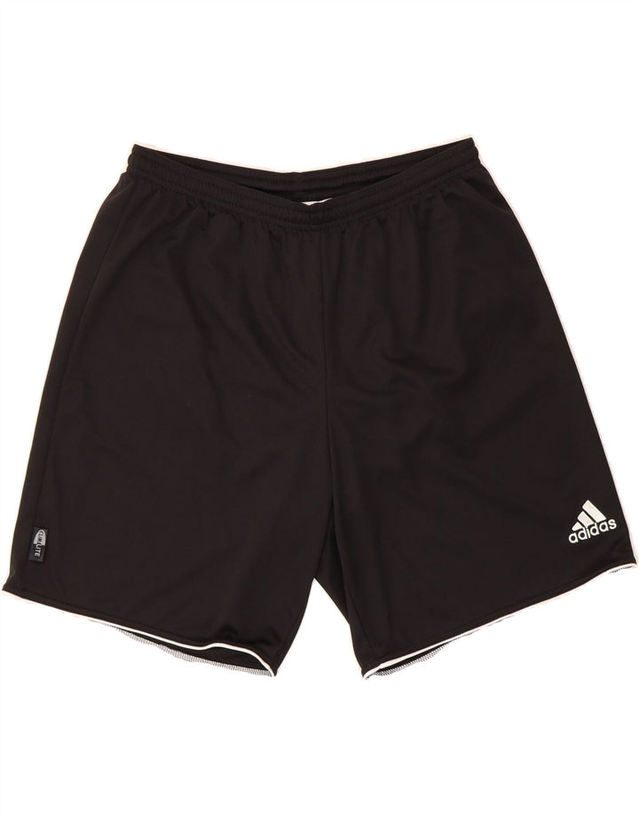 ADIDAS Mens Climalite Sport Shorts Large Black Polyester Vintage Adidas and Second-Hand Adidas from Messina Hembry 