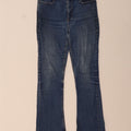 MARKS & SPENCER Dame Regular Fit Bootcut Jeans UK 10 Small W30 L30 Blue
