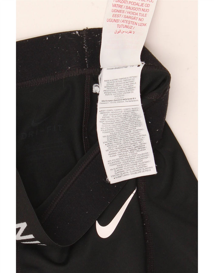 Nike piger Dri Fit grafiske leggings 9-10 år sort polyester
