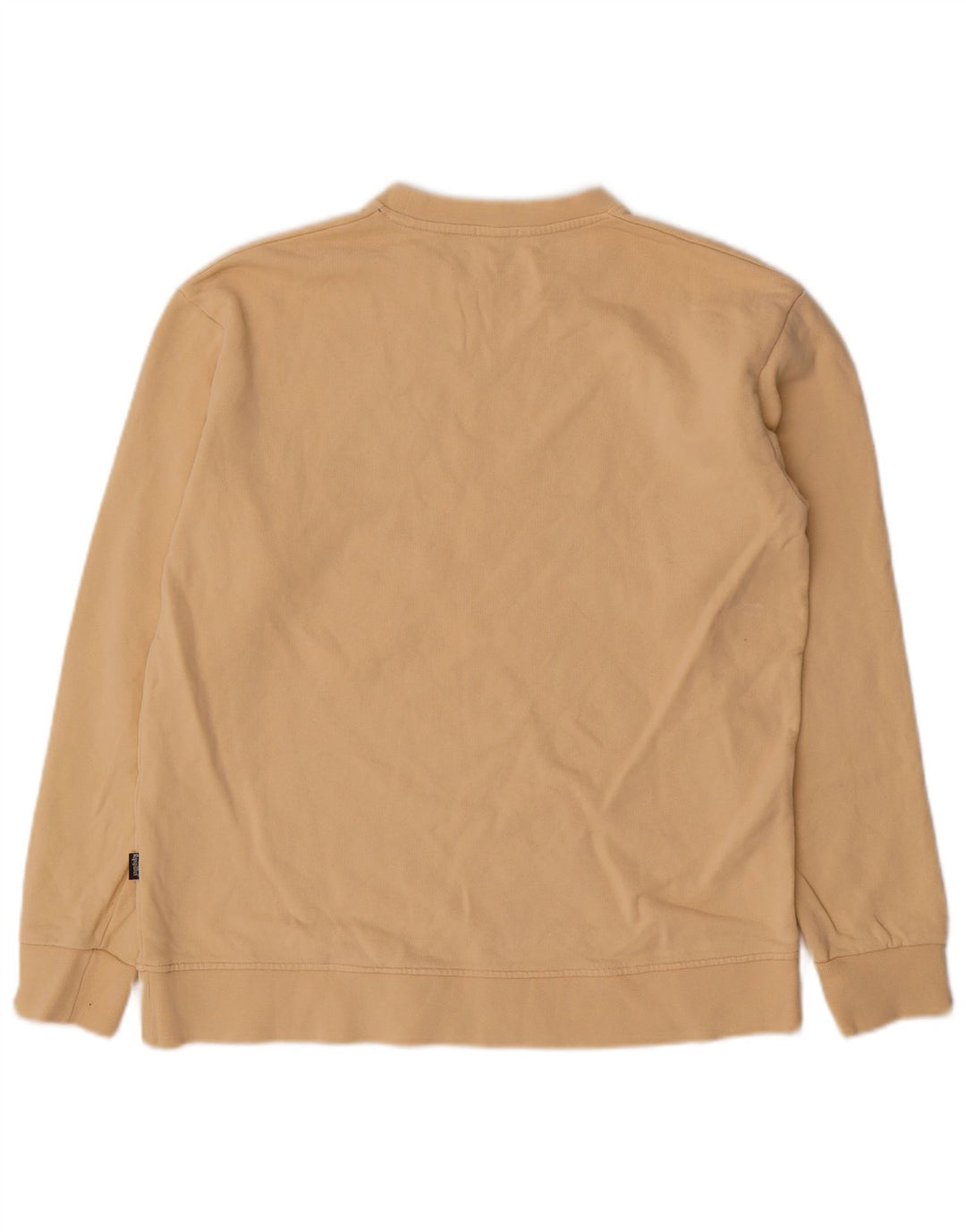 Refrigiwear Herre Grafisk Sweatshirt Jumper Medium Beige Bomuld
