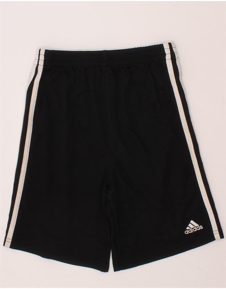ADIDAS Boys Sport Shorts 6-7 Years  Black Polyester Vintage Adidas and Second-Hand Adidas from Messina Hembry 