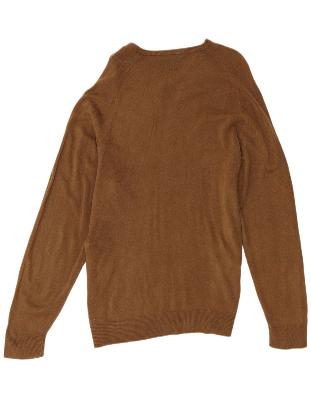 Marks & Spencer Herre V-hals sweater Stor brun akryl