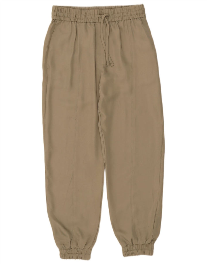 Zara Joggers Casual Bukser Medium W28 L26 Khaki Polyester