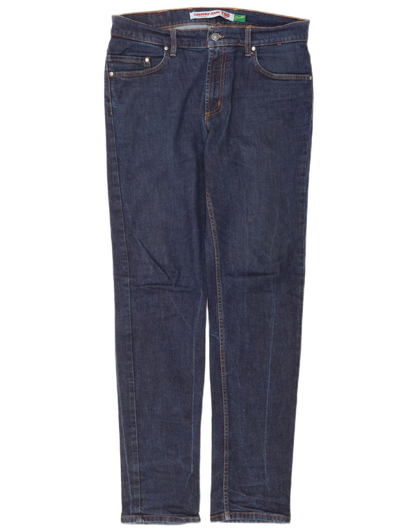 Carrera Herre 700 Straight Jeans IT 48 Medium W33 L33 Marineblå Bomuld