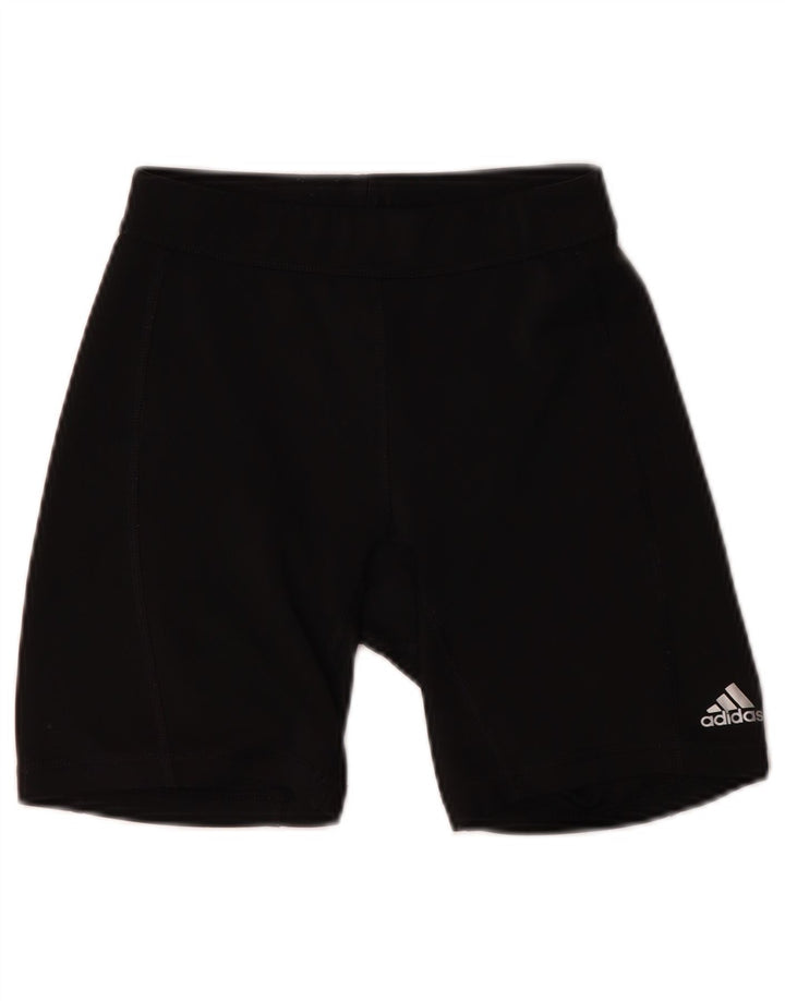 ADIDAS Womens Sport Shorts UK 4/6 XS  Black Polyester