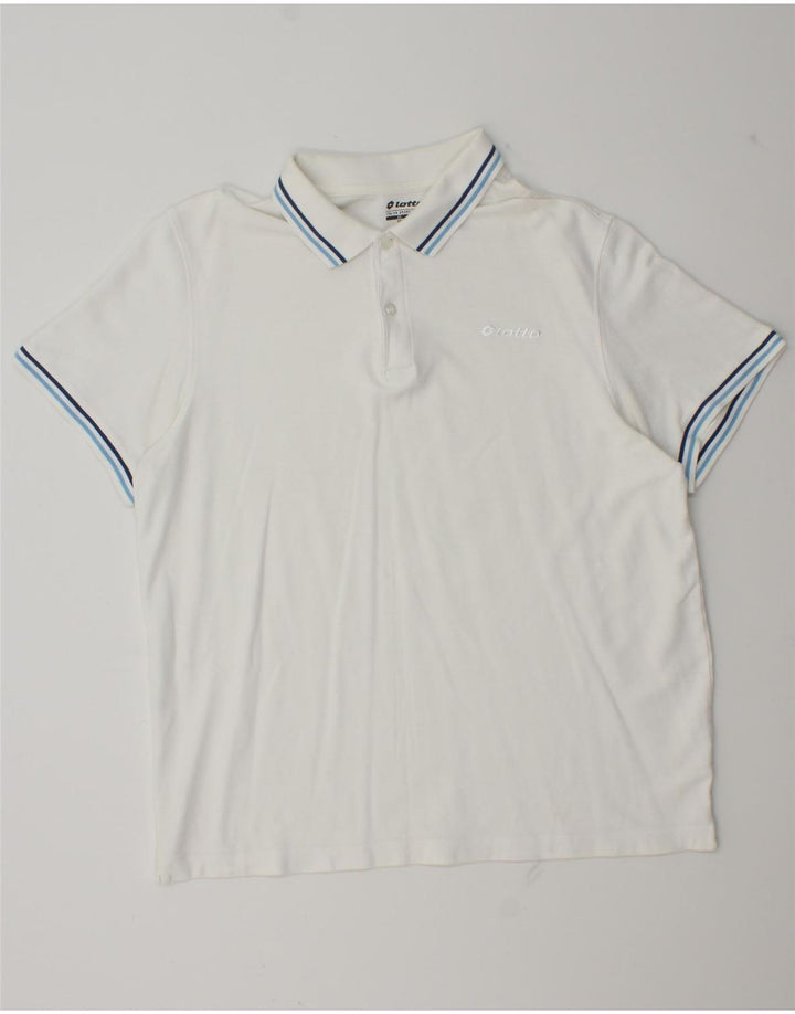 Lotto Herre Polo Shirt 2XL Hvid