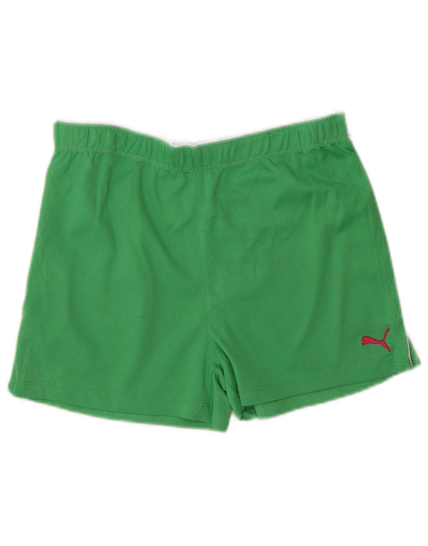 Puma Pige Sportshorts 11-12 År Stor Grøn Polyester