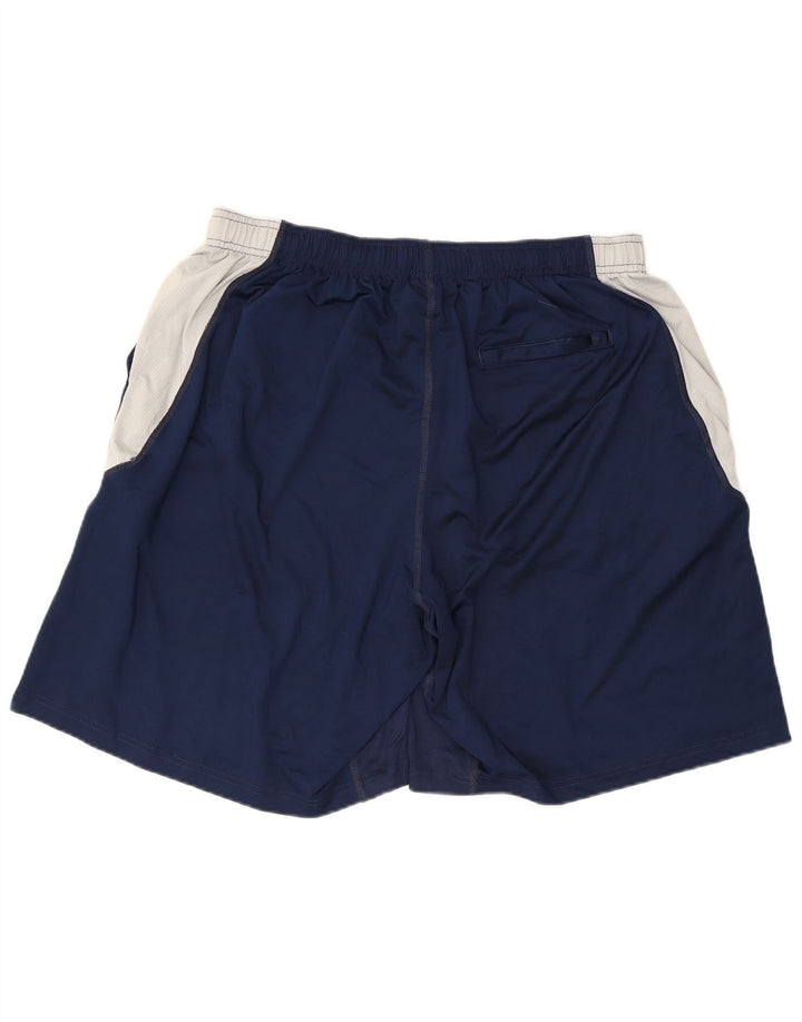 Russell Athletic Herre Sportshorts 2XL Navy Blue Colourblock Polyester
