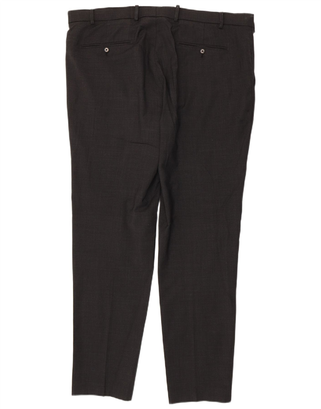 Marks & Spencer Herre Skræddersyet Fit Slim Suit Bukser W40 L33 Grå Uld