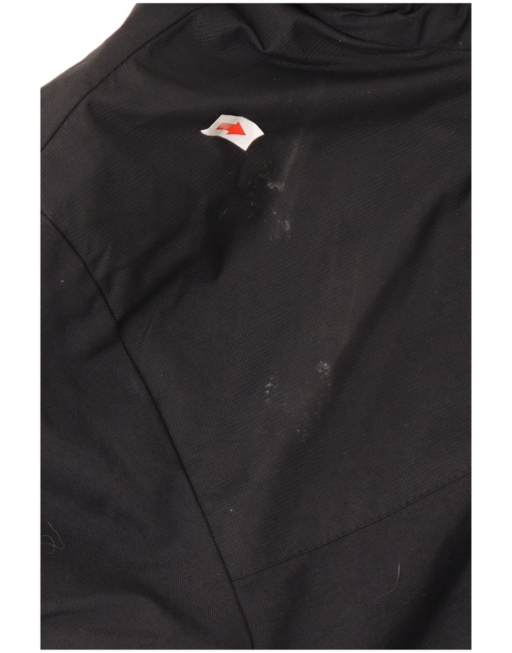 Adidas Herre Hooded Bomber Jacket UK 36 Small Black Polyester