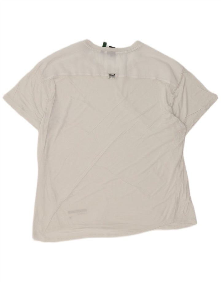 G-Star Herre T-Shirt Top Stor Hvid